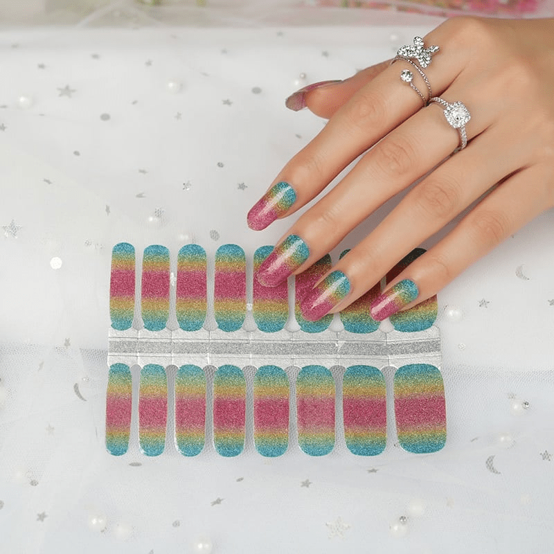 Glitter Ombre - Holy Classics (Non-UV Nail Wraps)