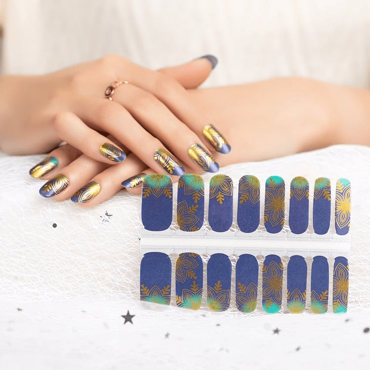 Golden Lotus - Holy Classics (Non-UV Nail Wraps)