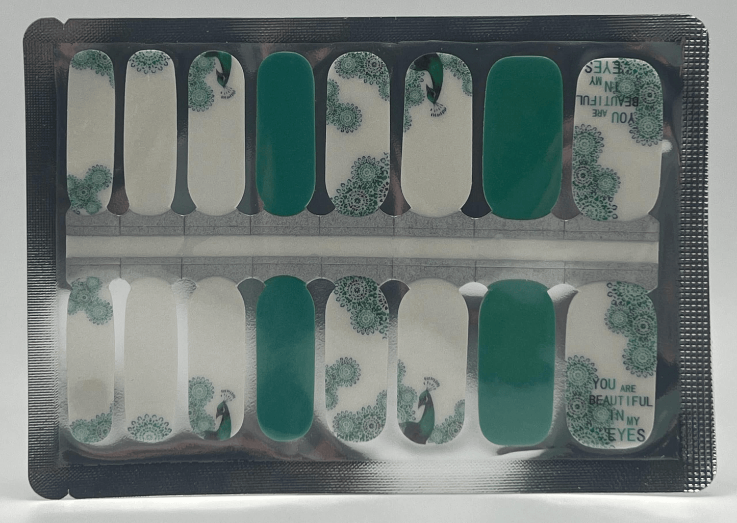 Peacock Green - Holy Classics (Non-UV Nail Wraps)