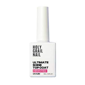 Ultimate shine top coat gel nail polish bottle for professional UV LED manicure