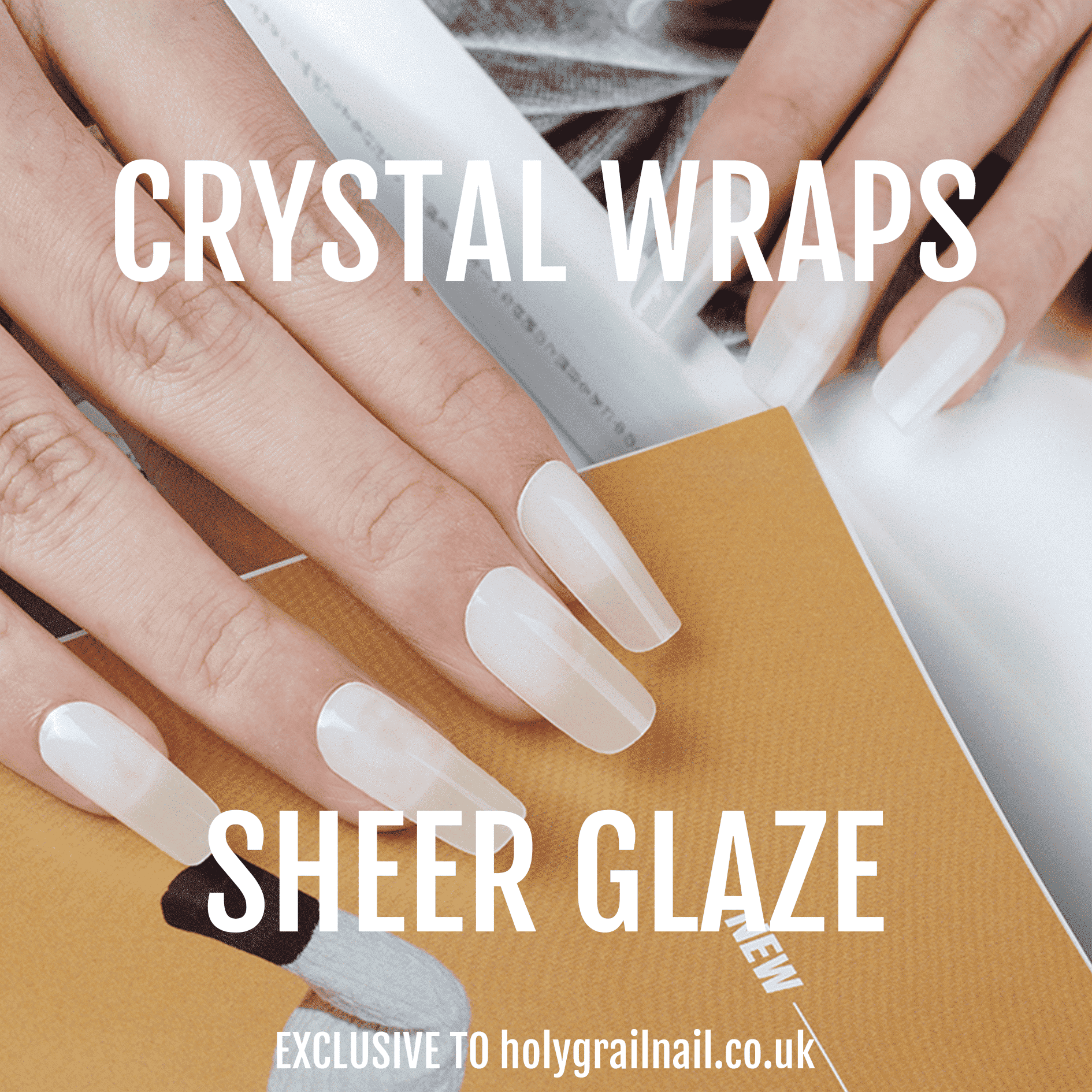 Crystal Wraps Boca Raton Sheer Glaze - Crystal Wraps – HOLY GRAIL NAIL