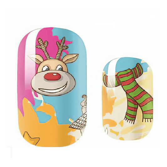 Holy Grail Nail Mini Me (Kids Nail Wraps) Santa on Steroids - Kids Wraps - Mini Me by Holy Grail Nail