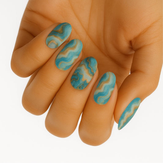 Holy Grail Nail Non-UV Nail Wraps Aqua Alchemy - Holy Classics (Non-UV Nail Wraps)
