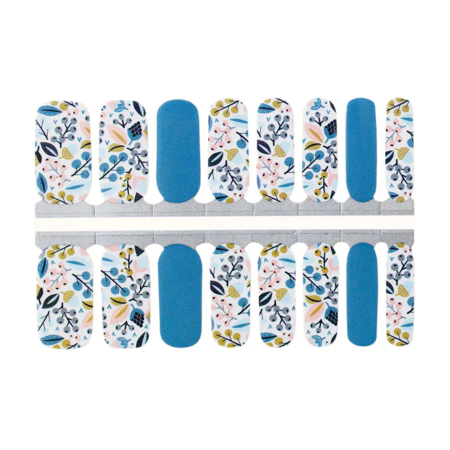 Holy Grail Nail Non-UV Nail Wraps Blue Forest - Holy Classics (Non-UV Nail Wraps)