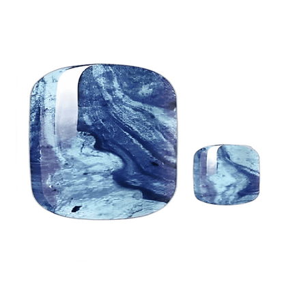 Holy Grail Nail Non-UV Nail Wraps Blue Marble - Holy Classics (Non-UV Pedi Wraps)