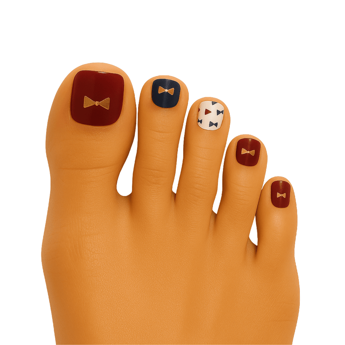 Holy Grail Nail Non-UV Nail Wraps Bowtie - Pedi Wraps