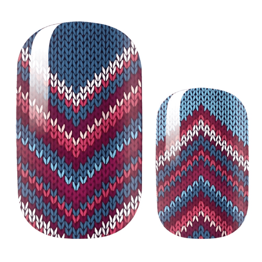 Holy Grail Nail Non-UV Nail Wraps Cable Knit - Holy Classics (Non-UV Nail Wraps)