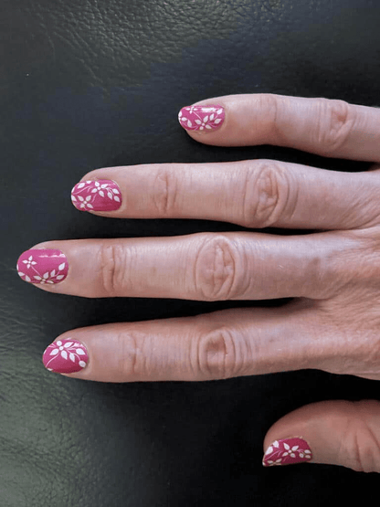Holy Grail Nail Non-UV Nail Wraps Cerise Petals - Holy Classics (Non-UV Nail Wraps)