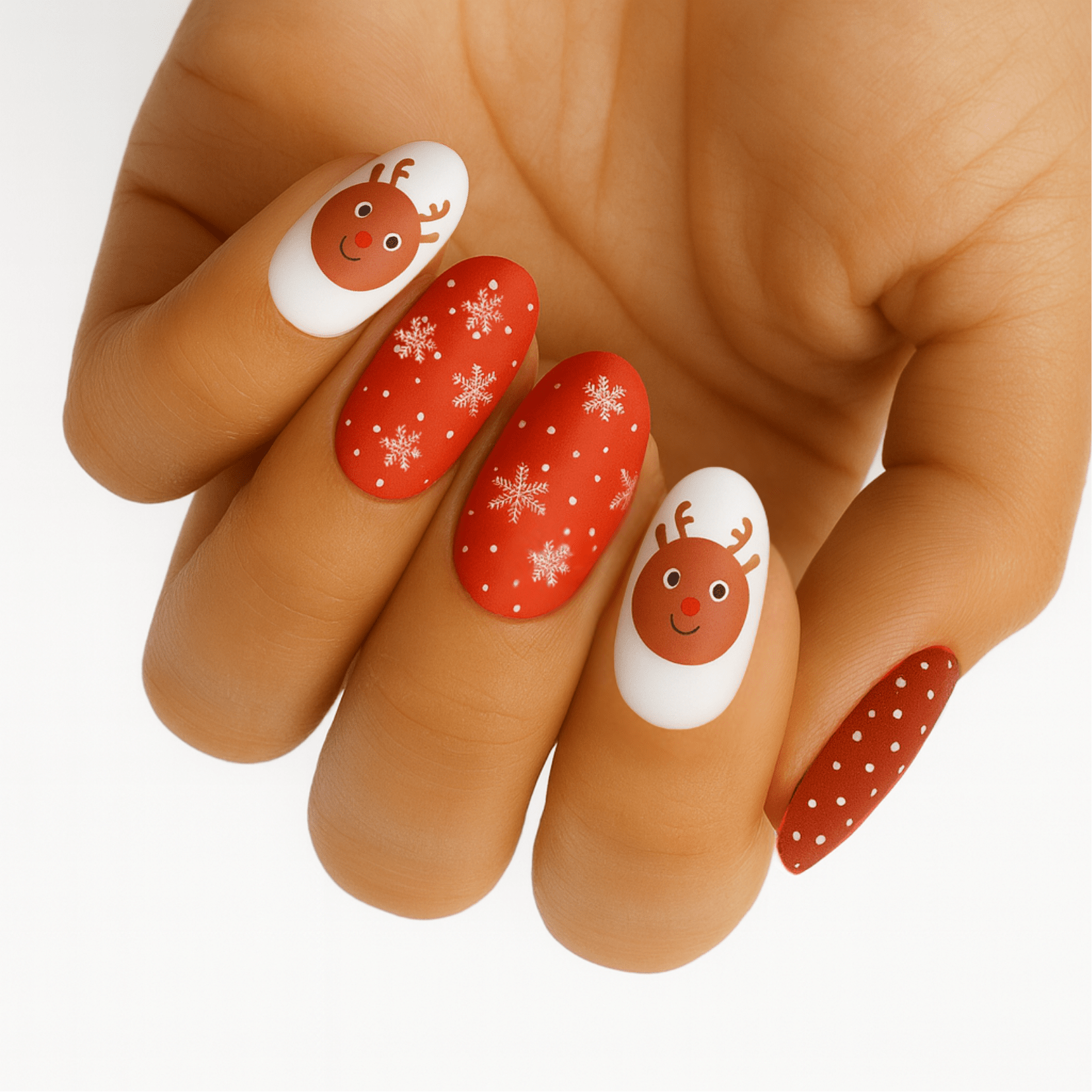 Holy Grail Nail Non-UV Nail Wraps Christmas Reindeer - Holy Classics (Non-UV Nail Wraps)