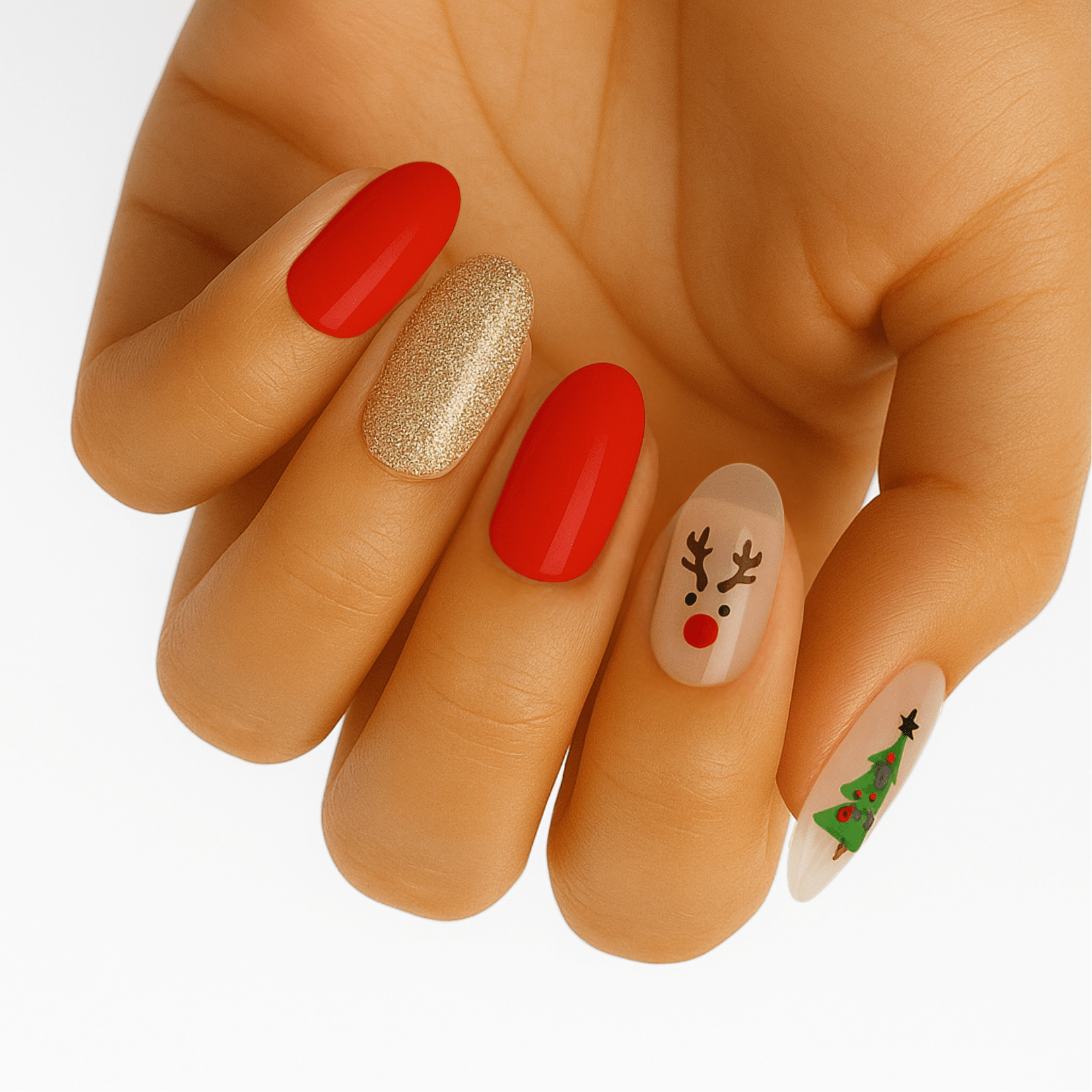 Holy Grail Nail Non-UV Nail Wraps Christmas Tree Sparkle - Holy Classics (Non-UV Nail Wraps)