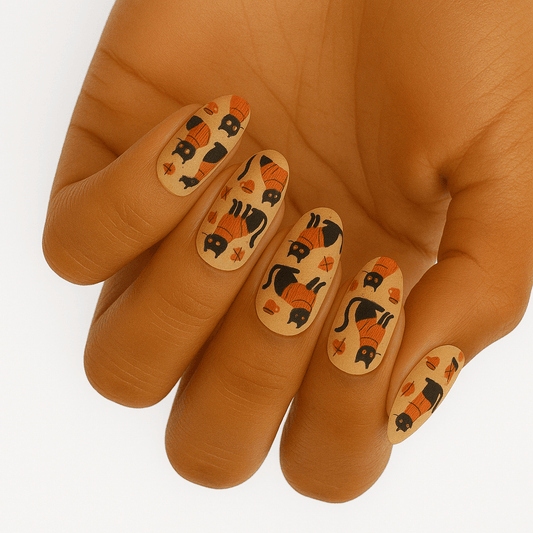Holy Grail Nail Non-UV Nail Wraps Curiosity Cat - Holy Classics (Non-UV Nail Wraps)