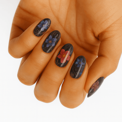 Holy Grail Nail Non-UV Nail Wraps Dark Garden - Holy Classics (Non-UV Nail Wraps)