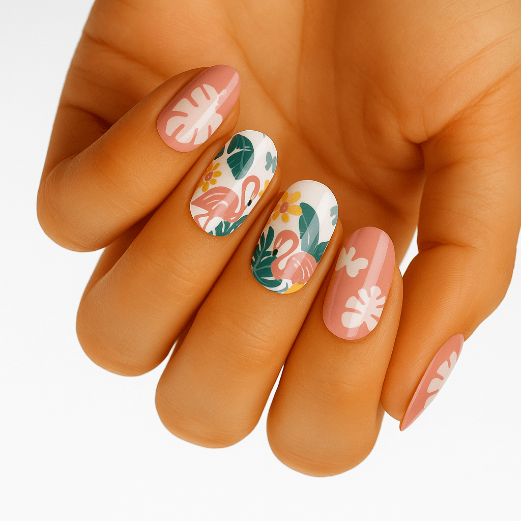 Holy Grail Nail Non-UV Nail Wraps Flamingo Ringo – Holy Classics (Non-UV Nail Wraps)