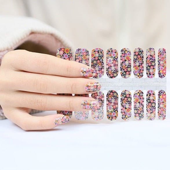 Holy Grail Nail Non-UV Nail Wraps Flower Power (Glitter) - Holy Classics (Non-UV Nail Wraps)