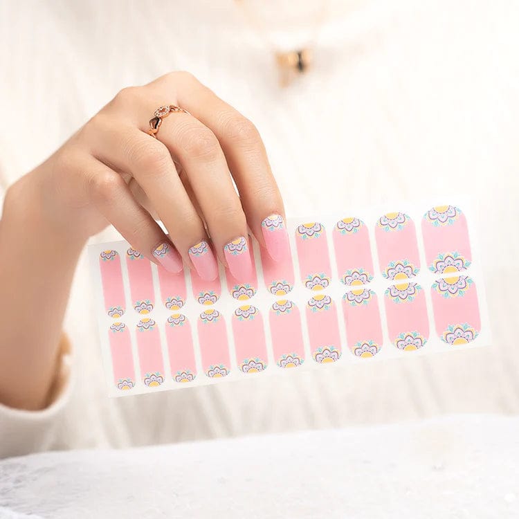 Holy Grail Nail Non-UV Nail Wraps Fresh As A Daisy - Wide Fit Wrap (20 Piece)