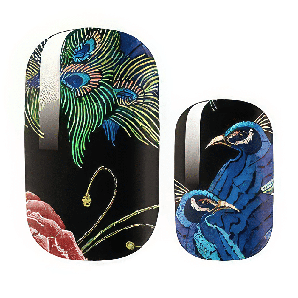 Holy Grail Nail Non-UV Nail Wraps Harcourt Peacock - Holy Classics (Non-UV Nail Wraps)