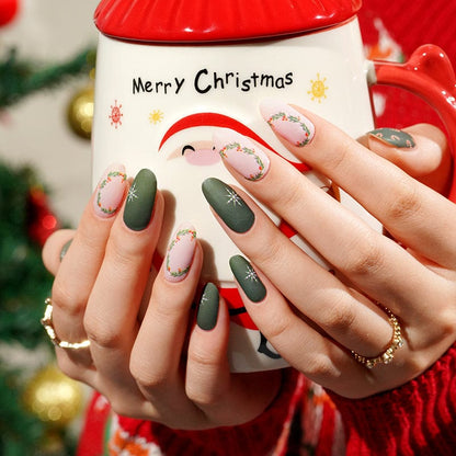 Holy Grail Nail Non-UV Nail Wraps Holly Jolly