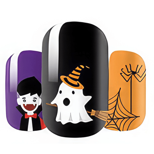 Holy Grail Nail Non-UV Nail Wraps Howl-o-Ween (Wide Fit) - Holy Classics (Non-UV Nail Wraps)