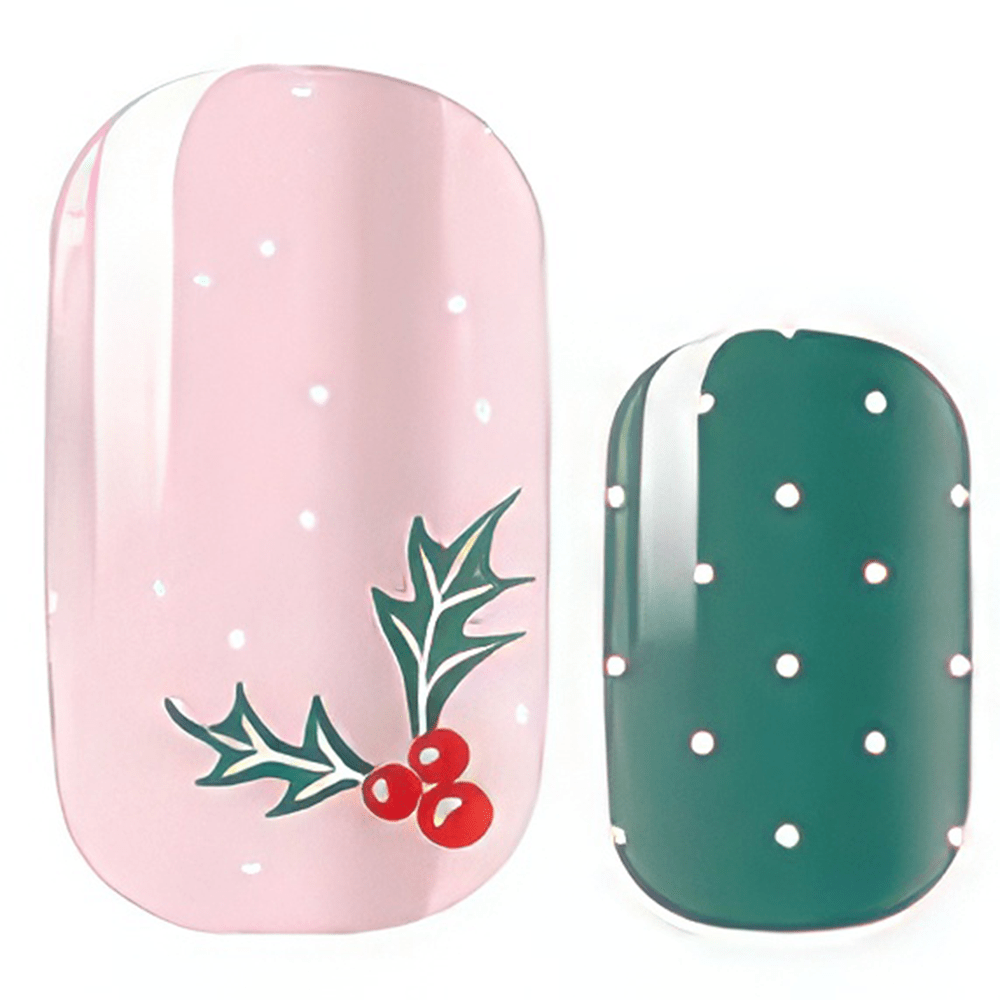 HOLY GRAIL NAIL Non-UV Nail Wraps Jolly Holly - Holy Classics (Non-UV Nail Wraps)