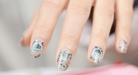 Holy Grail Nail Non-UV Nail Wraps Love Cats - Holy Classics (Non-UV Nail Wraps)