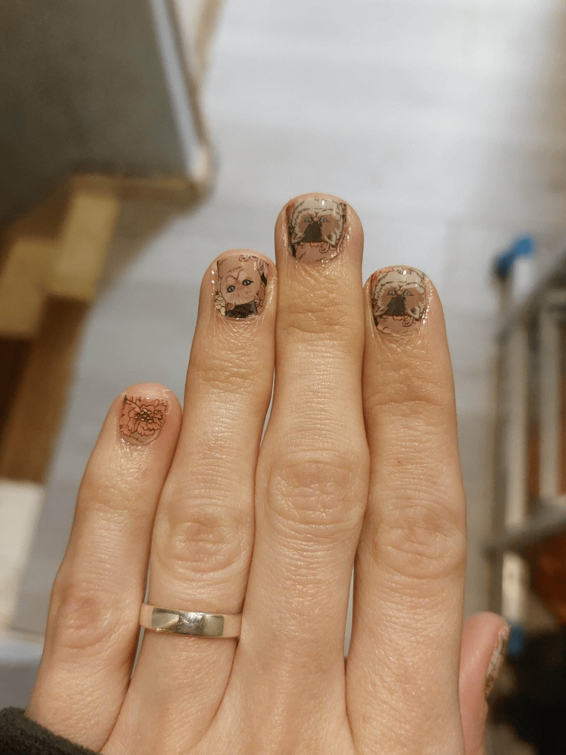 Holy Grail Nail Non-UV Nail Wraps Love Cats - Holy Classics (Non-UV Nail Wraps)