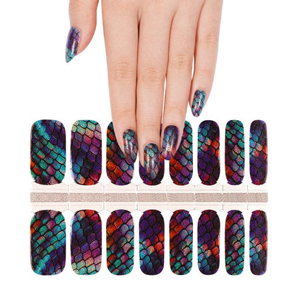Holy Grail Nail Non-UV Nail Wraps Mermaid Radiance