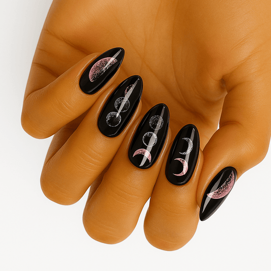 Holy Grail Nail Non-UV Nail Wraps Moonphase (Glitter) - Holy Classics (Non-UV Nail Wraps)