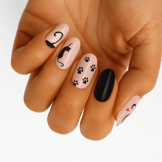 Holy Grail Nail Non-UV Nail Wraps Ms Cat - Holy Classics (Non-UV Nail Wraps)