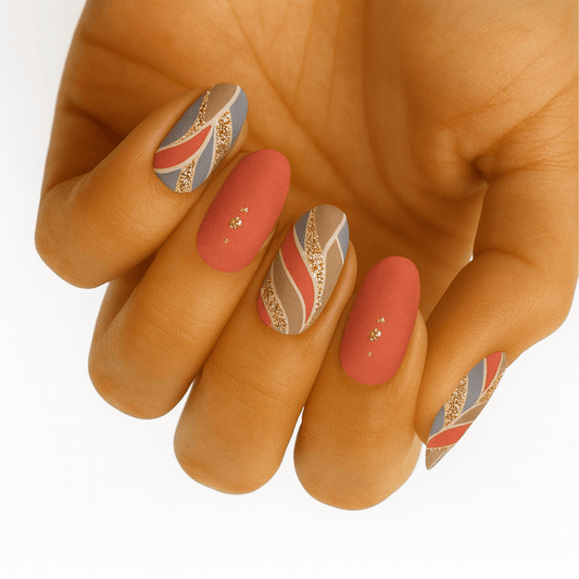 Holy Grail Nail Non-UV Nail Wraps Nectarine – Holy Classics (Non-UV Nail Wraps)