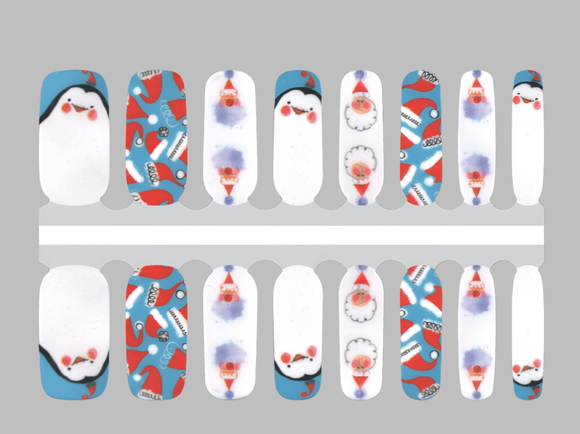 Holy Grail Nail Non-UV Nail Wraps North Pole Penguin - Holy Classics (Non-UV Nail Wraps)