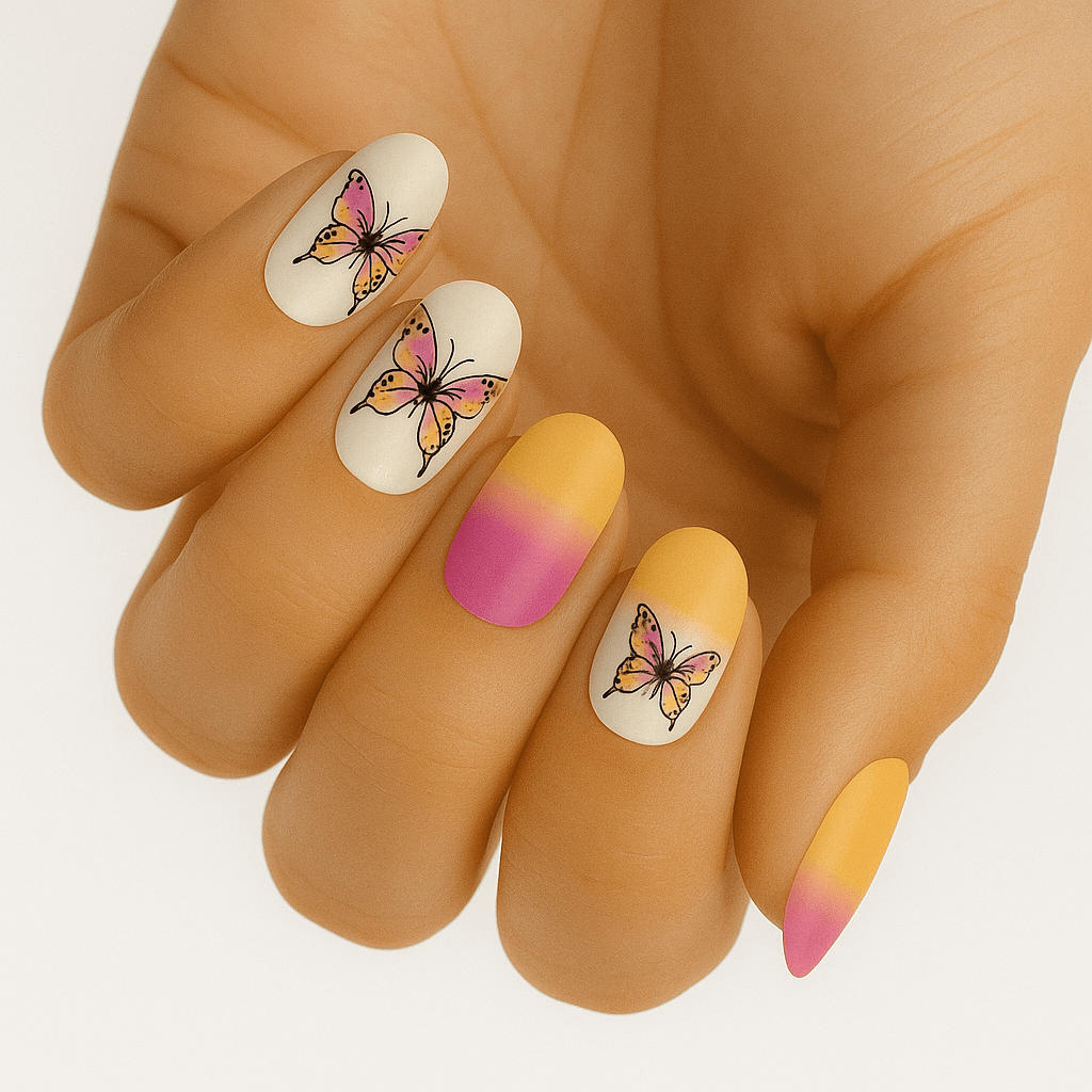 Holy Grail Nail Non-UV Nail Wraps Ombre Butterfly - Holy Classics (Non-UV Nail Wraps)