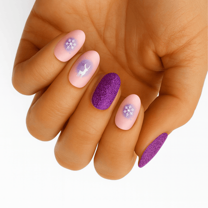 Holy Grail Nail Non-UV Nail Wraps Pastel Reindeer - Holy Classics (Non-UV Nail Wraps)