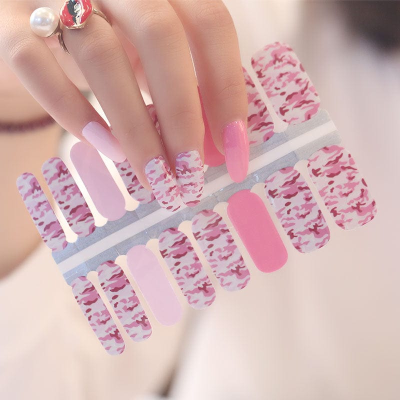 Holy Grail Nail Non-UV Nail Wraps Pink Camo - Holy Classics (Non-UV Nail Wraps)