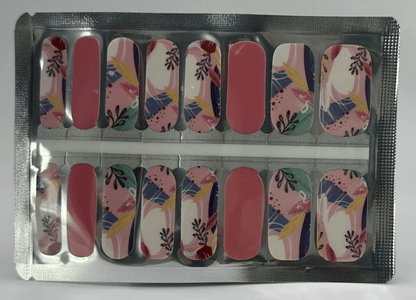 Holy Grail Nail Non-UV Nail Wraps Pink Jungle - Holy Classics (Non-UV Nail Wraps)