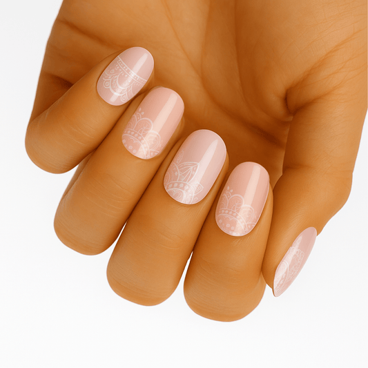 Holy Grail Nail Non-UV Nail Wraps Pink Mandala - Holy Classics (Non-UV Nail Wraps)
