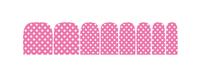 Holy Grail Nail Non-UV Nail Wraps Polka Dot Pink - Holy Classics (Non-UV Pedi Wraps)