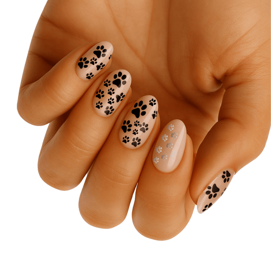 Holy Grail Nail Non-UV Nail Wraps Press Paws (Transparent) - Holy Classics (Non-UV Nail Wraps)