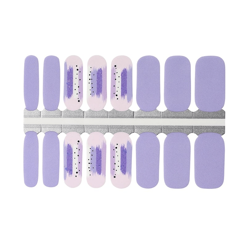 Holy Grail Nail Non-UV Nail Wraps Purple Bubbles - Holy Classics (Non-UV Nail Wraps)