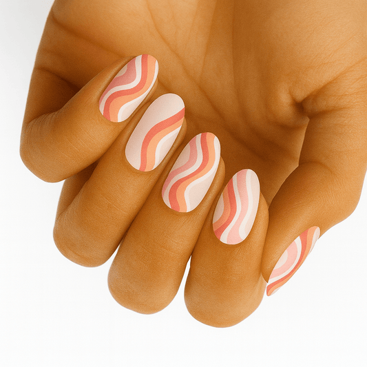 Holy Grail Nail Non-UV Nail Wraps Raspberry Ripple - Holy Classics (Non-UV Nail Wraps)
