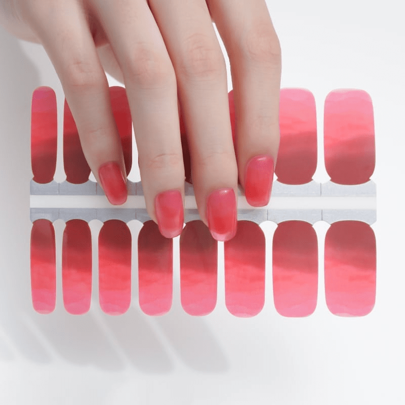 Holy Grail Nail Non-UV Nail Wraps Red Sky at Night (Sheer) - Holy Classics (Non-UV Nail Wraps)