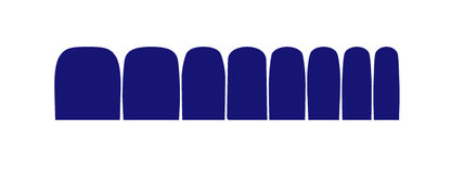 Holy Grail Nail Non-UV Nail Wraps Royal Blue - Holy Classics (Non-UV Pedi Wraps)