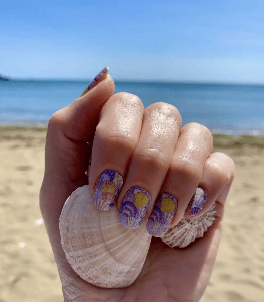 Holy Grail Nail Non-UV Nail Wraps Seashells - Holy Classics (Non-UV Nail Wraps)