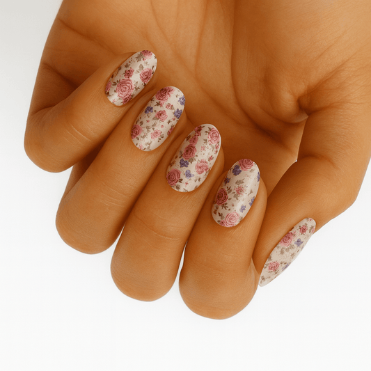 Holy Grail Nail Non-UV Nail Wraps Sitting Pretty - Wide Fit Wrap (22 Piece)