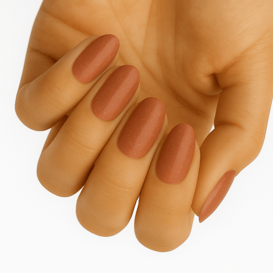 Holy Grail Nail Non-UV Nail Wraps Terracotta Sparkle (Shimmer) - Holy Classics (Non-UV Nail Wraps)