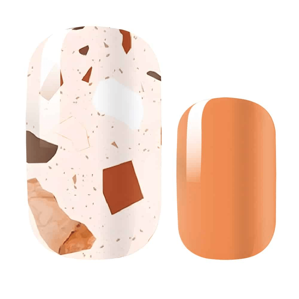 Holy Grail Nail Non-UV Nail Wraps Terrazzo Sunset - Holy Classics (Non-UV Nail Wraps)