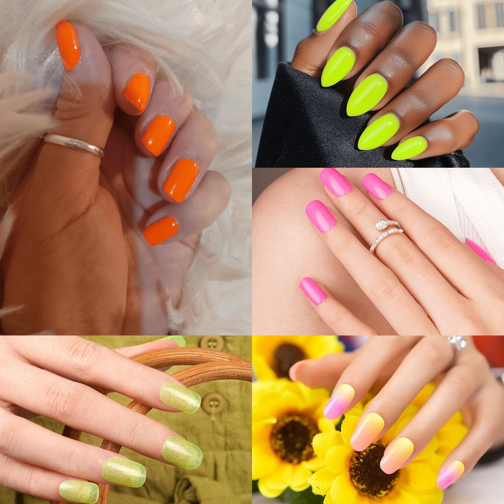 Holy Grail Nail Non-UV Nail Wraps The Neon Pack