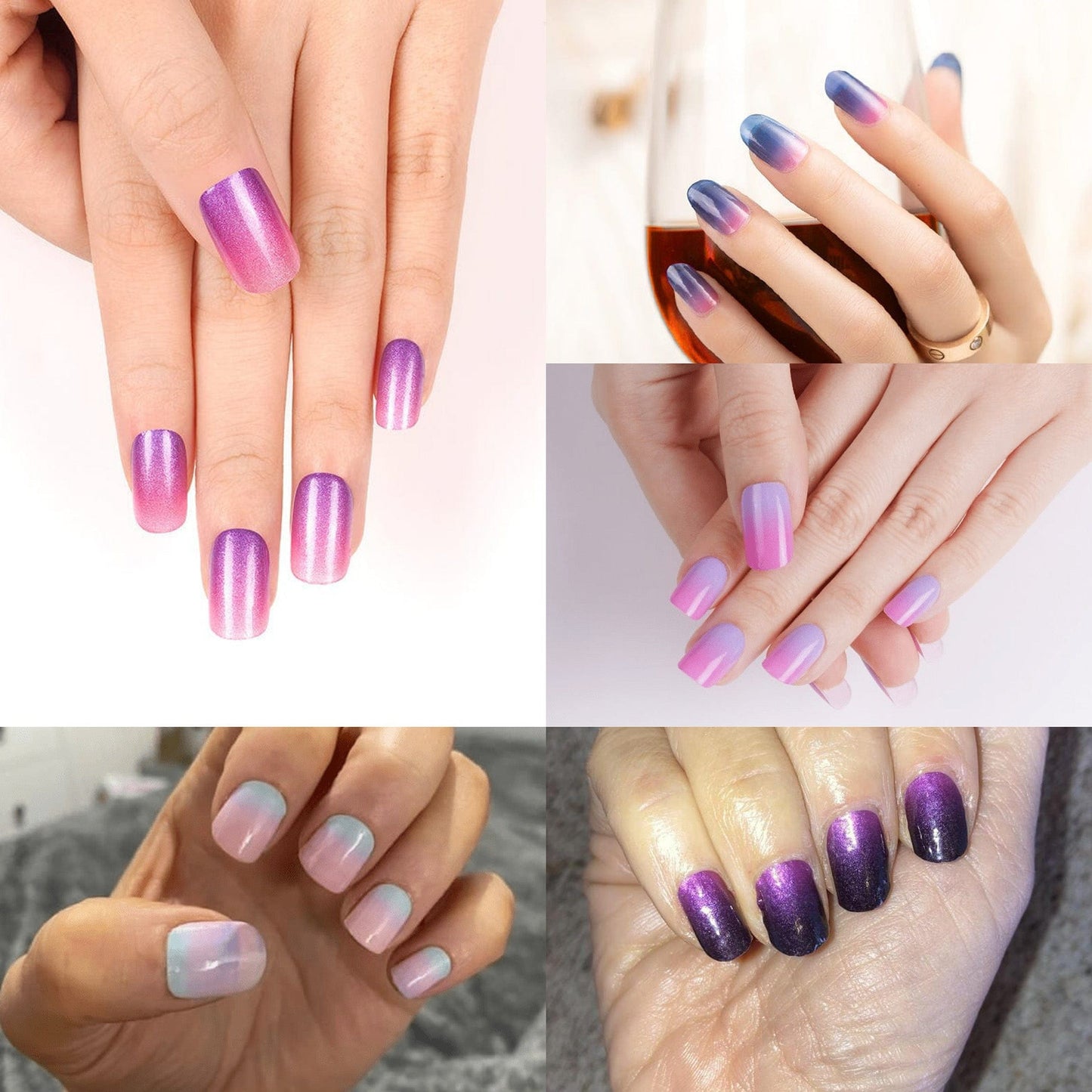 Holy Grail Nail Non-UV Nail Wraps The Ombre Pack