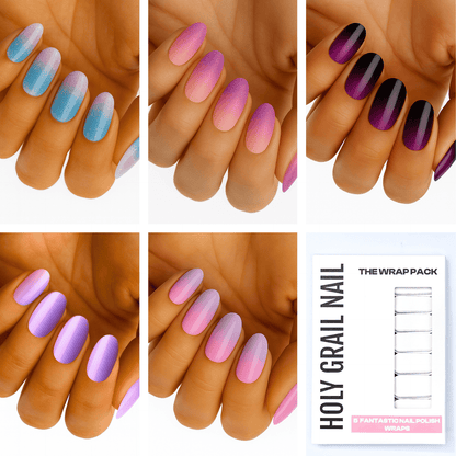 Holy Grail Nail Non-UV Nail Wraps The Ombre Pack