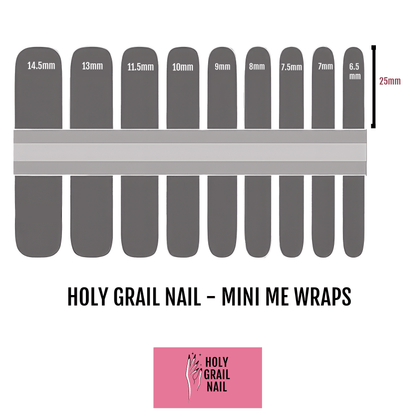 Holy Grail Nail Non-UV Nail Wraps Trick or Treat! (Mini Me) - Holy Classics (Non-UV Nail Wraps)