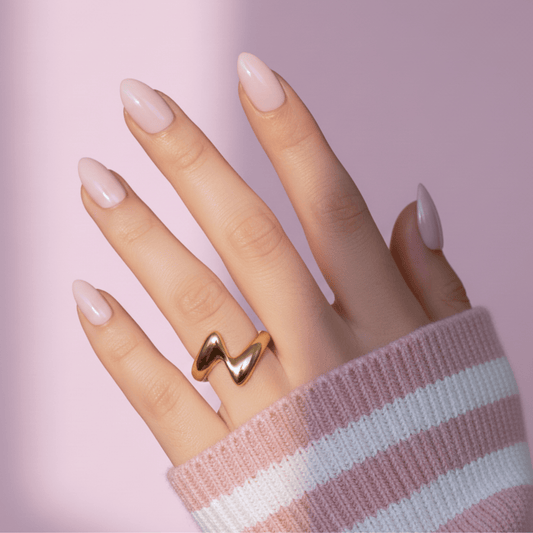 Holy Grail Nail press on Cashmere Kiss - Soft Gel Press Ons (Extra Short Natural)